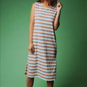 Clad & Cloth Summer Sun midi tank dress
